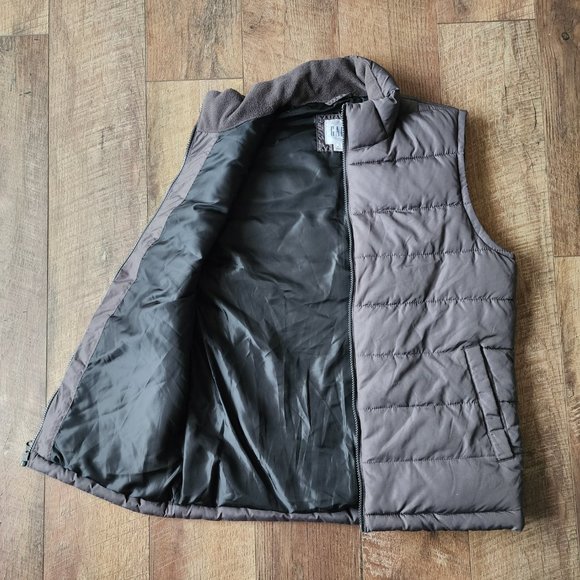 Gap Gray Cold Control Puffer Vest Mens Size XS - Picture 2 of 5
